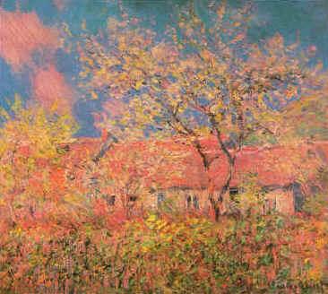 Claude Monet Printemps a Giverny Sweden oil painting art